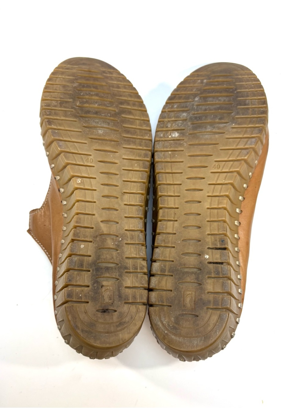 Molly Bessa Tan Leather Mary Jane Loafers | 40 - Picture 8 of 10